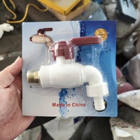 Meilleures ventes d'usine Poignée en ABS PP Robinet en plastique Ppr Robinet d'eau pour la plomberie