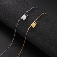 Bracelet à breloques en acier inoxydable en forme de toque de célibataire pour femmes, hommes, étudiants, campus, université, cadeaux de remise de diplôme, vente en gros