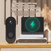 Sonnette de porte intelligente X8 Ring, sonnette sans fil, caméra de sonnette vidéo