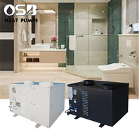 Pompe à chaleur solaire 3KW haute efficacité R410A avec WiFi intelligent, monobloc/split, à circulation d'eau, en titane, pour hôtel