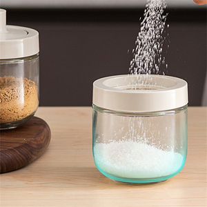 J280 ev mutfak baharat tuz şeker yağdanlık cam kavanoz bal dağıtıcı cam baharat kavanoz seti fırça ile kaşık kapak - Product Image 6