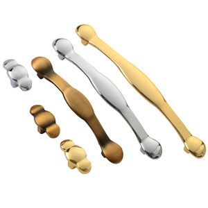 Lgedis Modern Minimalist Cabinet Handle Oval Zinc Alloy Plated Furniture Hardware For <b>Wardrobe</b> Door - Product Image 5