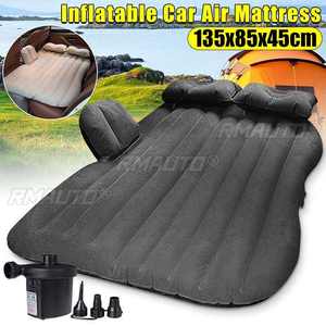 Matelas de voyage gonflable pour voiture, universel pour siège arrière, canapé, lit d'appoint, oreiller, tapis de camping extérieur avec pompe à air - Product Image 1