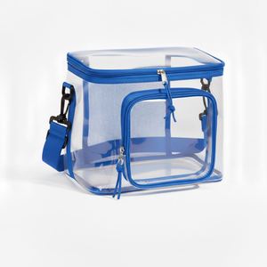 Sac de rangement étanche en TPU transparent avec fermeture éclair, sac de toilette et de pique-nique, grande capacité, portable, personnalisable en usine - Product Image 3