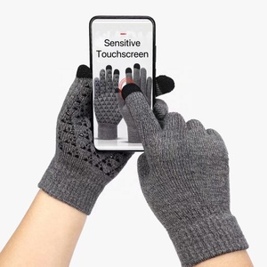 شاشة لمس دافئة قطيفة للخريف والشتاء بشعار قابل للتخصيص محبوك صوفي - Product Image 6