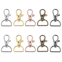 Crochets à fermoir pivotant en alliage de zinc de 20 mm - Boucle de lanière - Clip en forme de D - Porte-clés, design écologique pour l'approvisionnement transfrontalier