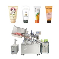 Machine de conditionnement de tube de thermoscellage à ultrasons de vente directe d'usine Machine de remplissage et de scellage de tube souple de crème cosmétique d'onguent