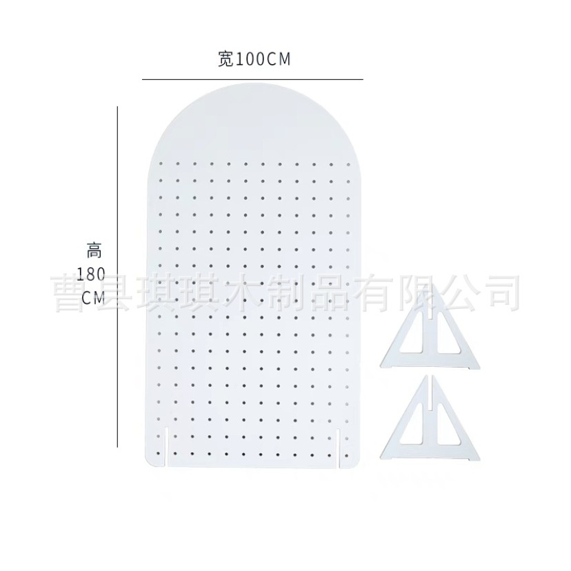100*180 white arched vertical stand (accessories optional)
