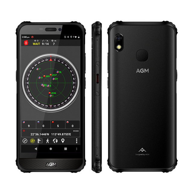 AGM A10 Original Mobile Rugged Phone 5.7 Inch IP68 Waterproof With NFC 6+128G Cellhone Quad Core 4G LTE Android 9 Smartphone