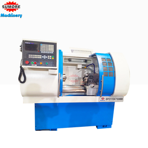 Tornio CNC a letto piano orizzontale Sumore SP2115 a doppio mandrino, 2 assi, alta precisione, alta qualità per la lavorazione di metalli teneri - Product Image 1