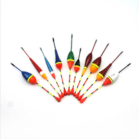 Flotteur de pêche de haute qualité 0.8G-4.5G, 1.5Cm à 16Cm, dispositif d'avertissement de pêche en mer, dispositif de poisson, ensemble de flotteurs de pêche en mousse