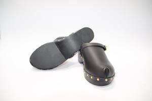 أحذية نسائية بكعب ويدج, أحذية نسائية بكعب ويدج من الجلد بنعل خشبي صلب من الطراز اليوناني القديم للنساء - Product Image 5