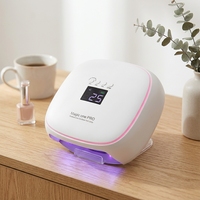 Lampe à LED portable CM.NAIL Magic One PRO 2026 de haute qualité avec lumière ambiante, miroir intégré et base métallique pour salon et usage domestique