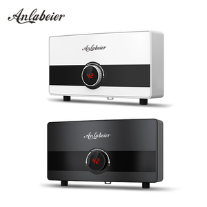 Tankless Electric Shower Heater with Transverse Vertical and Oblique Installation Choice for Flexible <b>Cabinet</b> <b>Mounting</b> - Product Image 2