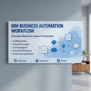 IBM Automatización Empresarial, Consultoría de Flujo de Trabajo, Automatización de Procesos, Gestión de Documentos, Monitoreo, Optimización, Stock - Product Image 1