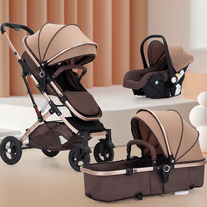 Cochecito de bebé 3 en 1 de lujo, carrito barato de buena calidad, nuevo diseño de China, venta al por mayor - Product Image 6