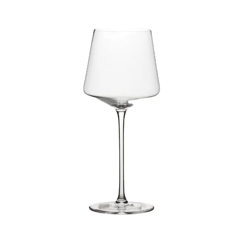 Copa de cristal romántica con logotipo personalizado, copa de vidrio sin plomo, copa de vino blanco para boda