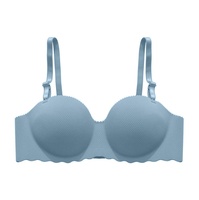 Soutien-gorge push-up 3D sans armatures pour jeunes filles, fin et confortable, sans coutures, une pièce