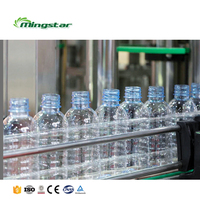 Machine de remplissage, de bouchage et d'étiquetage automatique 3 en 1 pour usine d'eau Mingstar, ligne de production d'eau potable