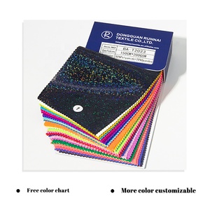 Tela de Poliamida y Spandex con Brillo Multicolor, Elástica en 4 Direcciones, Holograma Metálico Estampado en Caliente, para Trajes de Baño y Ropa de Fiesta - Product Image 2