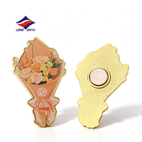 Aimants de réfrigérateur personnalisés en émail souple avec logo de marque Longzhiyu, cadeau publicitaire, plaqué 2D, souvenir, 20 ans de la marque