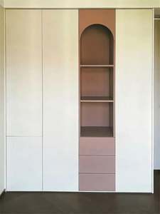 Fabricante de muebles a medida, muebles de dormitorio, armario moderno modular de madera, armario de dormitorio de diseño, estilo minimalista - Product Image 3