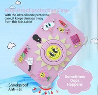 Bon prix 7 pouces enfants cadeau WiFi tablette PC avec couverture en silicone mignon robuste intelligent Android tablette jeu Google tablette éducative