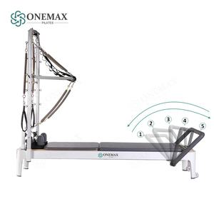 Reformer de Pilates ONEMAX de Aluminio Resistente con Media Torre y Resistencia Ajustable para Beneficios de Salud, Rehabilitación y Entrenamientos en Estudio - Product Image 6
