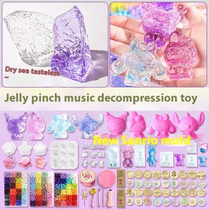 TKT DIY Material Kit Set Jelly Wax Squeeze Fun Wax Seal Cat Paw Beads Silicone Stress Relief Toy Unisex 14 <b>Years</b> - Product Image 2