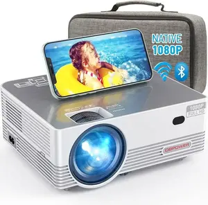 Проектор Salange Q6 видео 4K Full HD 1080P светодиодный Wi-Fi проектор 6000 люмен ручной фокусировки домашний кинотеатр умный проектор кинотеатр
