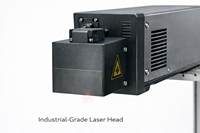 Máquina de Marcado Láser de CO2 Dafeng DF-5300 de 30W, DXF/BMP, Alta Precisión, Refrigeración por Agua para Línea de Producción de Alta Velocidad, Código de Fecha