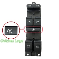 Interrupteur de lève-vitre de remplacement JIANGRUIYA, interrupteur de verrouillage centralisé de sécurité pour Golf Jetta SEAT Fabia Octavia 1J4959857B/C/D