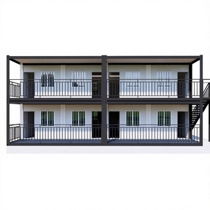 Contenedor de Acero Ignífugo de Ensamblaje Rápido LCL, Casa Contenedor Desmontable de Montaje Rápido con Diseño Moderno de Mediados de Siglo para Uso en Oficinas - Product Image 1