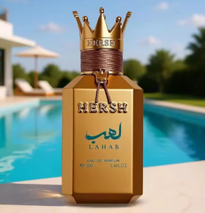 Al Ezz Oud Hersh Lahab <span class=keywords><strong>EDP</strong></span> 100ml – Parfum Arabe de Luxe avec Capuchon Couronne – Fragrance Orientale Longue Durée pour Aromathérapie - Product Image 1