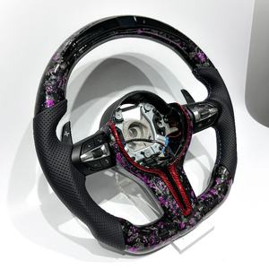 อุปกรณ์ตกแต่งรถยนต์ <span class=keywords><strong>พวงมาลัย</strong></span>คาร์บอนไฟเบอร์ปลอมแปลง <span class=keywords><strong>ล็อค</strong></span><span class=keywords><strong>พวงมาลัย</strong></span>รถยนต์ สำหรับ BMW F13 - Product Image 4