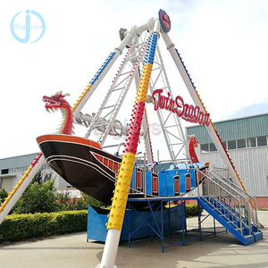 Gran emocionante al aire libre 32 asientos <span class=keywords><strong>Dragon</strong></span> Pirate Ship Rides Niños Adultos Viking Boat Parque de Atracciones Rides para la venta - Product Image 6