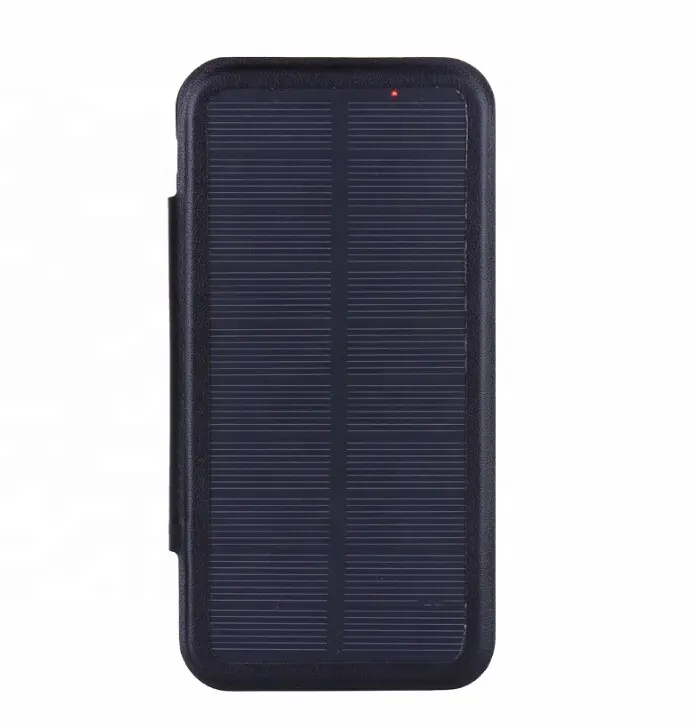 Groothandel 5000Mah Portable Solar Power Bank Case , Solar Telefoon Oplader Voor Iphone 7 Plus