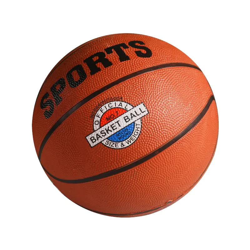 Venta al por mayor tamaño 7 6 5 4 3 Baloncesto de goma baloncesto deporte baloncesto para fabricante venta pelota barata