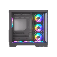 Boîtier PC Gaming USB 3.0 SPCC 0,70 mm ATX/M-ATX/ITX avec prise en charge de la carte mère à connexion arrière