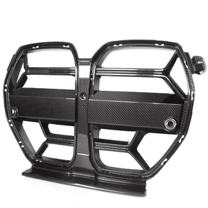 Kit de Carrocería de Fibra de Carbono Seca G80 G82, Piezas de Parrillas Delanteras para Coche, Rejilla Frontal Automotriz sin <span class=keywords><strong>ACC</strong></span> para BMW G80 M3 M4 G82 G83 Estilo CSL - Product Image 1