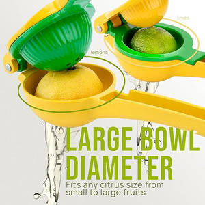 ที่คั้นมะนาวแบบมืออาชีพ ใช้งานง่าย ทำความสะอาดง่าย อุปก<span class=keywords><strong>ร</strong></span>ณ์ครัวสำหรับคั้นมะนาว <span class=keywords><strong>ล</strong></span>้างมือเท่านั้น ทำจากอะลูมิเนียม สำหรับผลไม้ต<span class=keywords><strong>ร</strong></span>ะกูลส้ม - Product Image 3