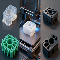 Services d'impression 3D, prototypage rapide de haute qualité, pièces en résine SLA, plastique ABS, MOQ 1 pièce, tolérance de précision 0,002, personnalisé