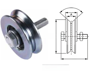 <span class=keywords><strong>Precio</strong></span> <span class=keywords><strong>DE</strong></span> FÁBRICA <span class=keywords><strong>DE</strong></span> RF Rodamientos <span class=keywords><strong>de</strong></span> rueda <span class=keywords><strong>de</strong></span> rodillos <span class=keywords><strong>de</strong></span> acero crudo <span class=keywords><strong>de</strong></span> alta resistencia Rueda <span class=keywords><strong>de</strong></span> ranura en V <span class=keywords><strong>de</strong></span> 4 "<span class=keywords><strong>para</strong></span> puerta corredera - Product Image 6