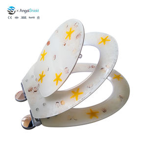 低价学步儿童马桶座中国马桶盖透明紫色树脂鱼马桶座儿童便盆训练适合大多数马桶 - Product Image 5