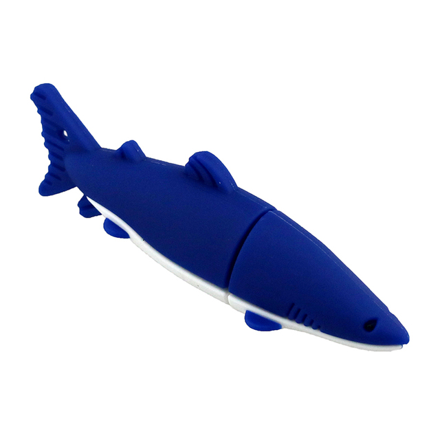 Wholesale 16GB Cartoon Shark USB Flash Drive Cute Marine Animal Memory Stick Promotional Gift