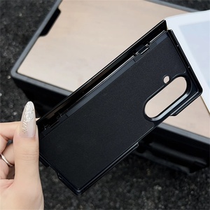Étui en cuir à motif pour Samsung Galaxy Z Fold 7 5 4 3, nouvelle coque magnétique pour Galaxy Z Fold6 Fold7, compatible avec la charge sans fil - Product Image 6