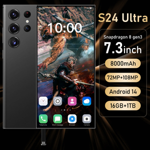 Teléfono <span class=keywords><strong>Celular</strong></span> Inteligente Android S24 Ultra de 7.3 Pulgadas con Doble SIM, Precio de Fábrica al por Mayor de Alta Calidad y Funciones Avanzadas - Product Image 4