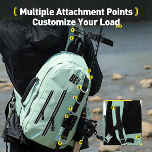 Kleine Viszak Met Hengelriem, Draagbaar Lichtgewicht, Vis Kleine Tasje Past Tackle Boxes & Vistuig, Vrij Bewegen - Product Image 5