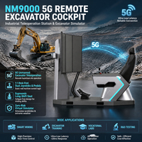 Mining Haul Truck Remote Operating Console Direct Road Feedback Driving Station for Heavy Construction Works