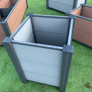 Décoration extérieure jardin maison bricolage facile lit WPC <span class=keywords><strong>bois</strong></span> plastique composite fleurs jardinières & pots wpc <span class=keywords><strong>jardinière</strong></span> pour restaurant jardin - Product Image 6